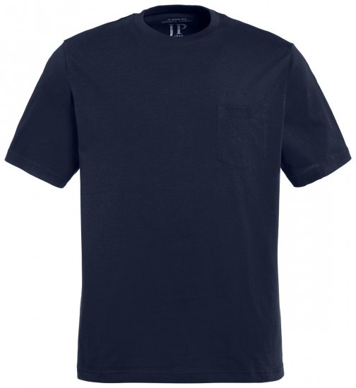 JP1880 799997 T-skjorte med brystlomme Nattblå - T-skjorter - Store T-skjorter - 2XL-14XL