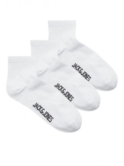 Jack & Jones Leon Tennissokker Hvit 3-pakning - Undertøy & badetøy - Undertøy store størrelser 