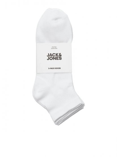 Jack & Jones Leon Tennissokker Hvit 3-pakning - Undertøy & badetøy - Undertøy store størrelser 