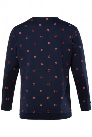 JP1880 Two-piece Pyjamas Long Sleeve and Long Trousers Navy - Undertøy & badetøy - Undertøy store størrelser 