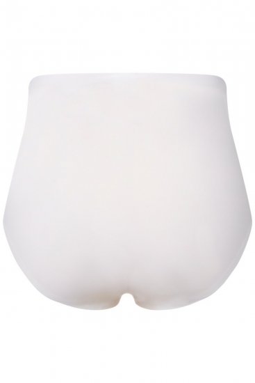 Ulla Popken 800498 Formende truser med høyt liv Hvit - Shapewear - 