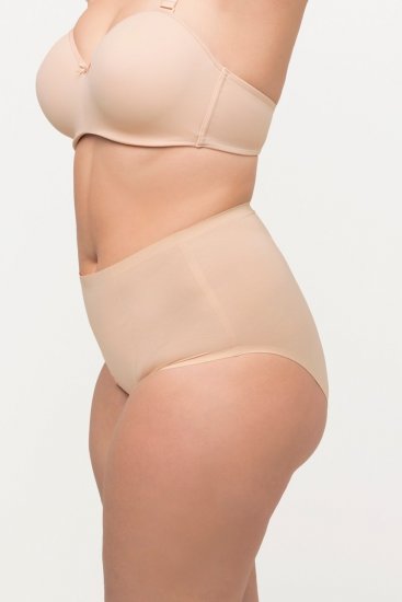 Ulla Popken 800498 Formende truser med høyt liv Champagne - Shapewear - 