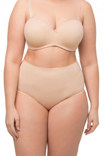 Ulla Popken 800498 Formende truser med høyt liv Champagne - Shapewear - 
