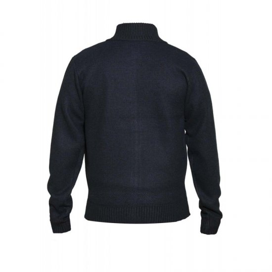 D555 Braxton Sweater Navy - Gensere og hettegensere - Store hettegensere - 2XL-14XL