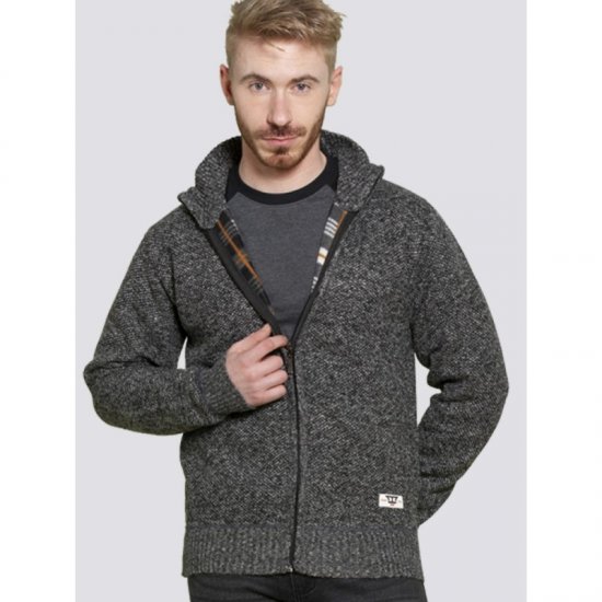 D555 Braxton Sweater Charcoal - Gensere og hettegensere - Store hettegensere - 2XL-14XL
