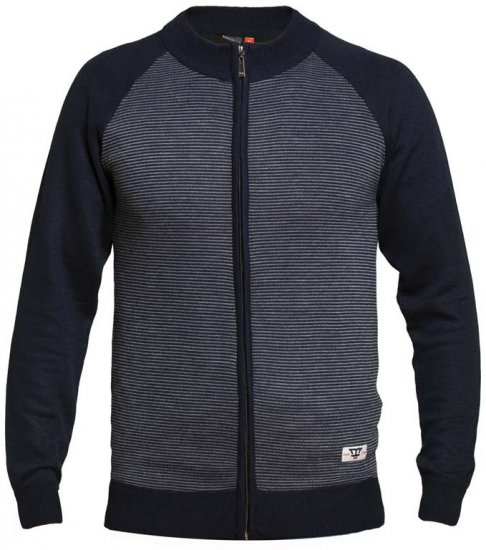 D555 Tanner Sweater Navy - Gensere og hettegensere - Store hettegensere - 2XL-14XL