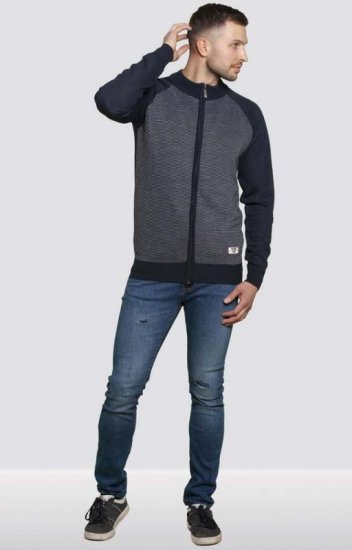 D555 Tanner Sweater Navy - Gensere og hettegensere - Store hettegensere - 2XL-14XL