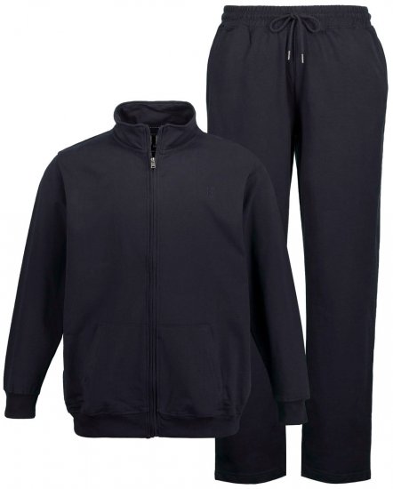 JP1880 802933 Joggesett med jakke og bukse Mørkeblå - Treningsdrakter - Treningsdrakter/Tracksuits store størrelser herre