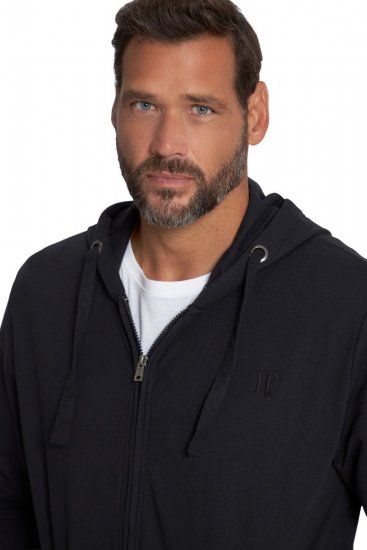 JP1880 802934 Joggesett med hettejakke og bukse Svart - Treningsdrakter - Treningsdrakter/Tracksuits store størrelser herre