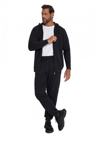 JP1880 802934 Joggesett med hettejakke og bukse Svart TALL - TALL treningsdrakter - 