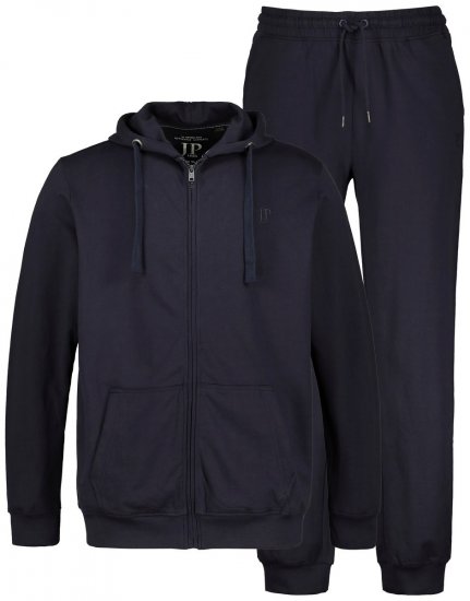 JP1880 802934 Joggesett med hettejakke og bukse Mørkeblå TALL - TALL treningsdrakter - 