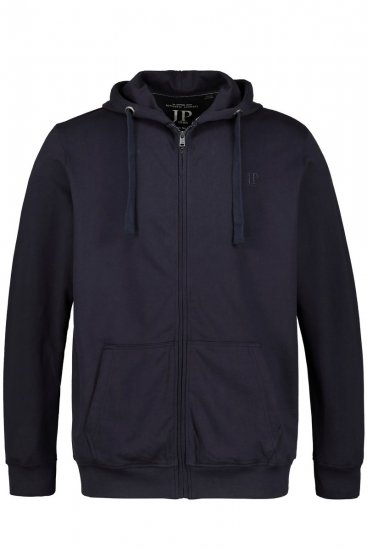 JP1880 802934 Joggesett med hettejakke og bukse Mørkeblå - Treningsdrakter - Treningsdrakter/Tracksuits store størrelser herre