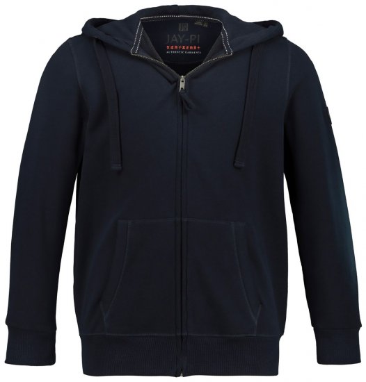 Jay-Pi 804164 Hettejakke Mørkeblå - Gensere og hettegensere - Store hettegensere - 2XL-14XL