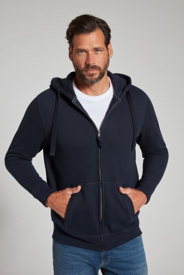 Jay-Pi 804164 Hettejakke Mørkeblå - Gensere og hettegensere - Store hettegensere - 2XL-14XL