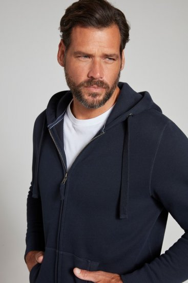 Jay-Pi 804164 Hettejakke Mørkeblå - Gensere og hettegensere - Store hettegensere - 2XL-14XL