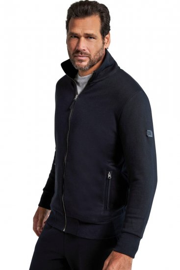 Jay-Pi 804180 Sweatjakke med ståkrage Svart - Gensere og hettegensere - Store hettegensere - 2XL-14XL