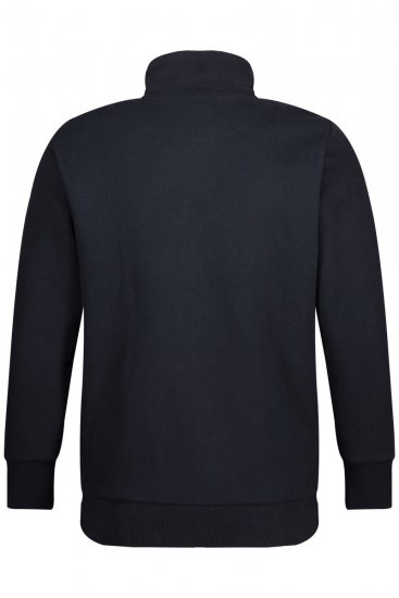 Jay-Pi 804180 Sweatjakke med ståkrage Mørkeblå - Gensere og hettegensere - Store hettegensere - 2XL-14XL