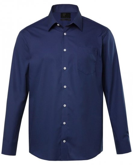JP1880 Shirt Business Long Sleeve Navy - Skjorter - Store skjorter - 2XL-8XL