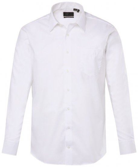 JP1880 804890 Langermet strykefri Business-skjorte Hvit - Skjorter - Store skjorter - 2XL-8XL