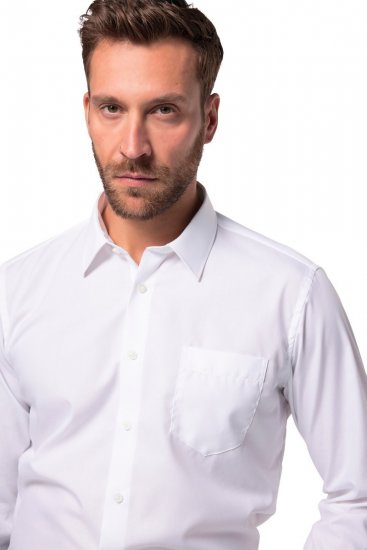 JP1880 804890 Langermet strykefri Business-skjorte Hvit TALL - TALL skjorter - TALL skjorter med ekstra lengde