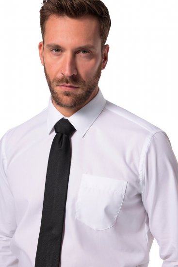 JP1880 804890 Langermet strykefri Business-skjorte Hvit - Skjorter - Store skjorter - 2XL-8XL