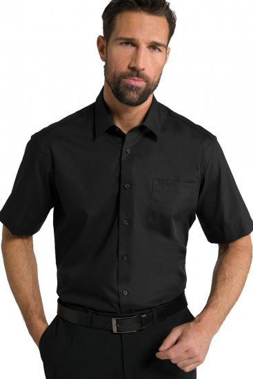 JP1880 804891 Kortermet skjorte Svart - Skjorter - Store skjorter - 2XL-8XL