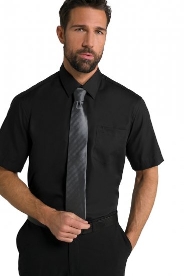 JP1880 804891 Kortermet skjorte Svart - Skjorter - Store skjorter - 2XL-8XL