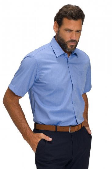 JP1880 804891 Kortermet skjorte Lyseblå - Skjorter - Store skjorter - 2XL-8XL