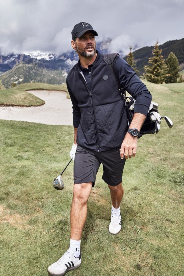 JP1880 Jay-Pi QuickDry Long Sleeve Golf Polo Shirt Black - Sportsklær & turklær - Sportsklær till herre i store størrelser