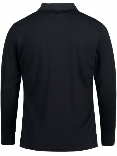 JP1880 Jay-Pi QuickDry Long Sleeve Golf Polo Shirt Black - Sportsklær & turklær - Sportsklær till herre i store størrelser