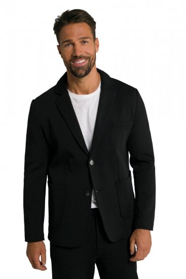 JP1880 New York Flexnamic Jerseyblazer Svart - Dresser og blazere - Dresser i store størrelser
