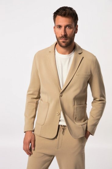 JP1880 New York Flexnamic Jerseyblazer Beige - Dresser og blazere - Dresser i store størrelser