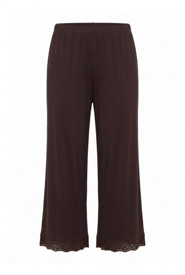 Ulla Popken 806944 Kortermet pyjamas Brun - Pyjamas/Loungewear - 
