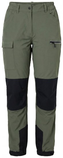 Ulla Popken 807803 HYPRAR turbukser med refleks Olivengrønn - Outdoor - 