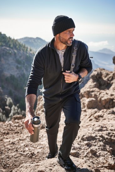 JP1880 Jay-Pi Softshell Pants Black - Sportsklær & turklær - Sportsklær till herre i store størrelser