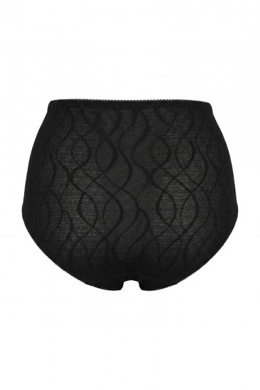 Ulla Popken 809385 Formende truser med blonder Svart - Shapewear - 