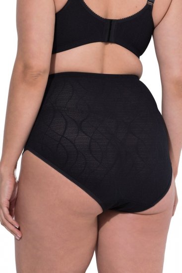 Ulla Popken 809385 Formende truser med blonder Svart - Shapewear - 
