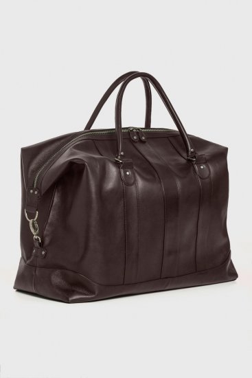 JP1880 810787 Weekendbag i lammenappa Mørkebrun - Vesker - 