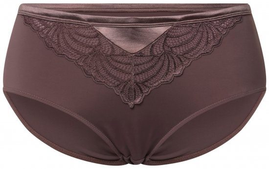 Ulla Popken 811602 Truser med blonder Brun - Truser - 