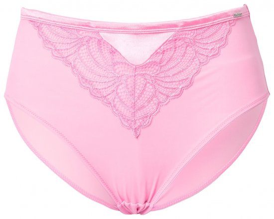 Ulla Popken 811602 Truser med blonder Rosa - Truser - 