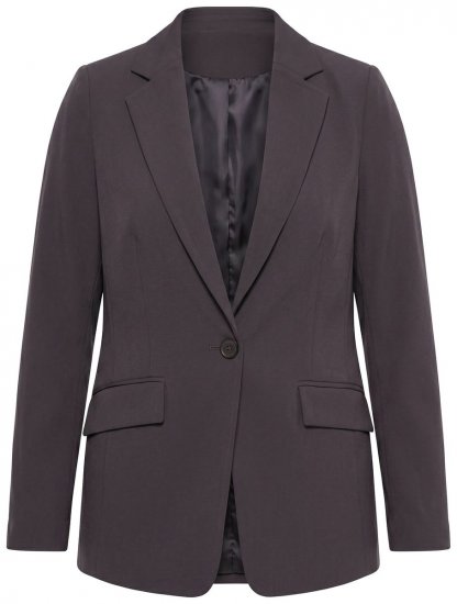 Ulla Popken 811944 Klassisk blazer Mahognibrun - Blazere - Blazere i store størrelser for dame