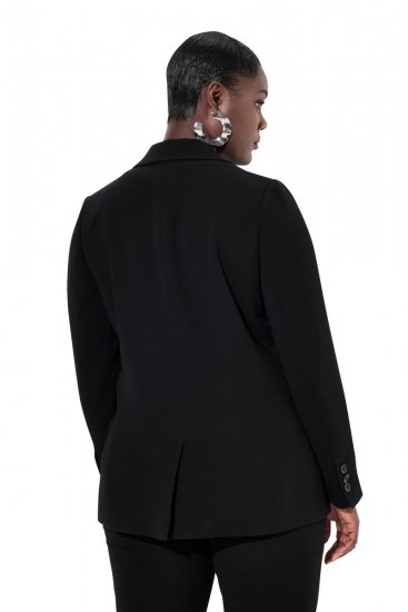 Ulla Popken 811944 Klassisk blazer Svart - Blazere - Blazere i store størrelser for dame