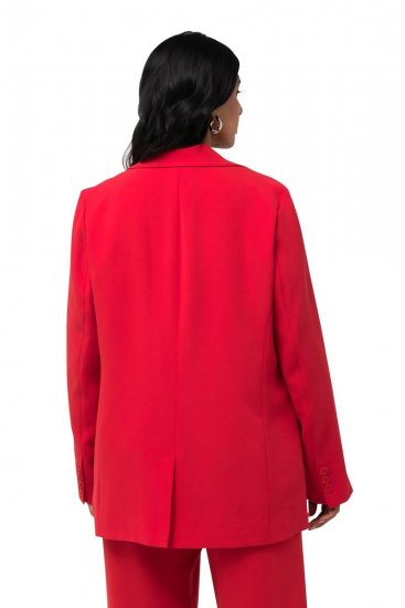 Ulla Popken 811944 Klassisk blazer Rød - Blazere - Blazere i store størrelser for dame
