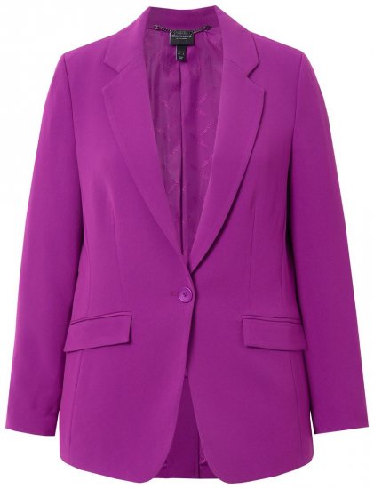 Ulla Popken 811944 Klassisk blazer Plomme - Blazere - Blazere i store størrelser for dame
