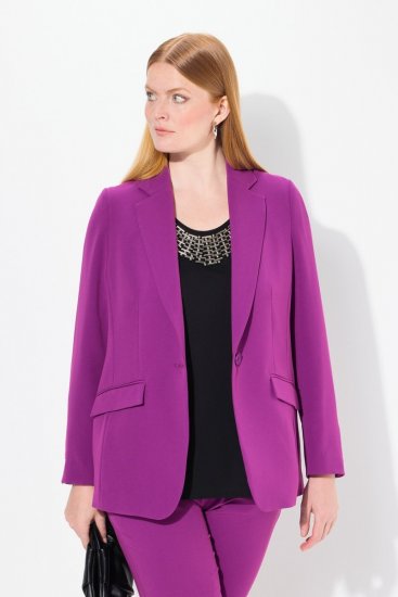 Ulla Popken 811944 Klassisk blazer Plomme - Blazere - Blazere i store størrelser for dame