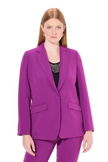 Ulla Popken 811944 Klassisk blazer Plomme - Blazere - Blazere i store størrelser for dame