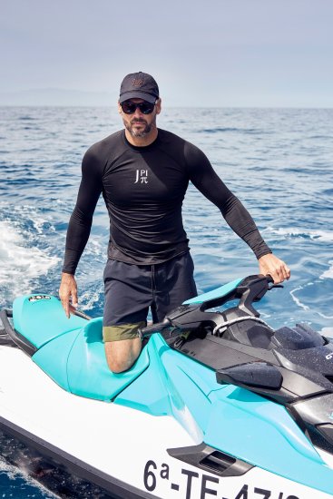 JP1880 Jay-Pi QuickDry Swim Shirt Black - Sportsklær & turklær - Sportsklær till herre i store størrelser