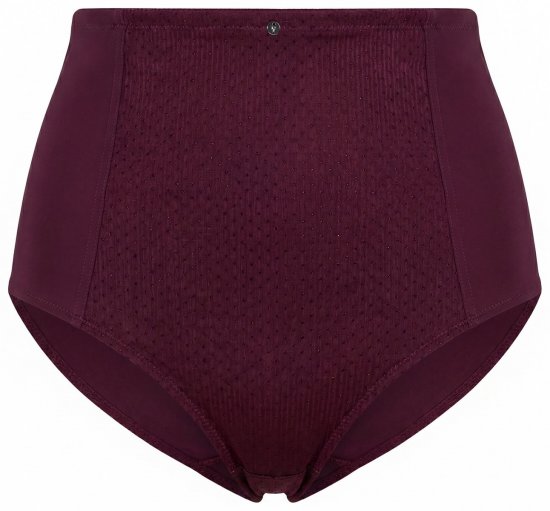 Ulla Popken 813137 Formende truser med høyt liv Vinrød - Shapewear - 