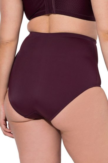 Ulla Popken 813137 Formende truser med høyt liv Vinrød - Shapewear - 