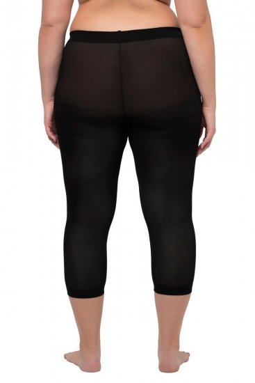 Ulla Popken 815580 3/4-strømpeleggings med gnagbeskyttelse 80 den Svart - Strømpebukser & sokker - 